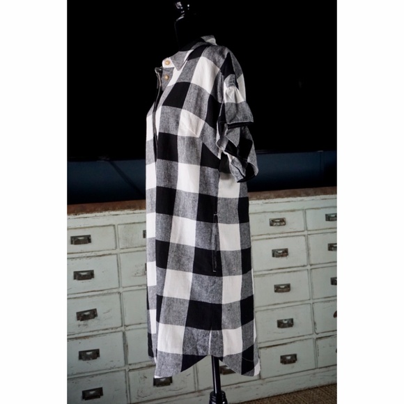 Anthropologie The Odell’s Dolly Shirt Dress New M - Picture 7 of 12